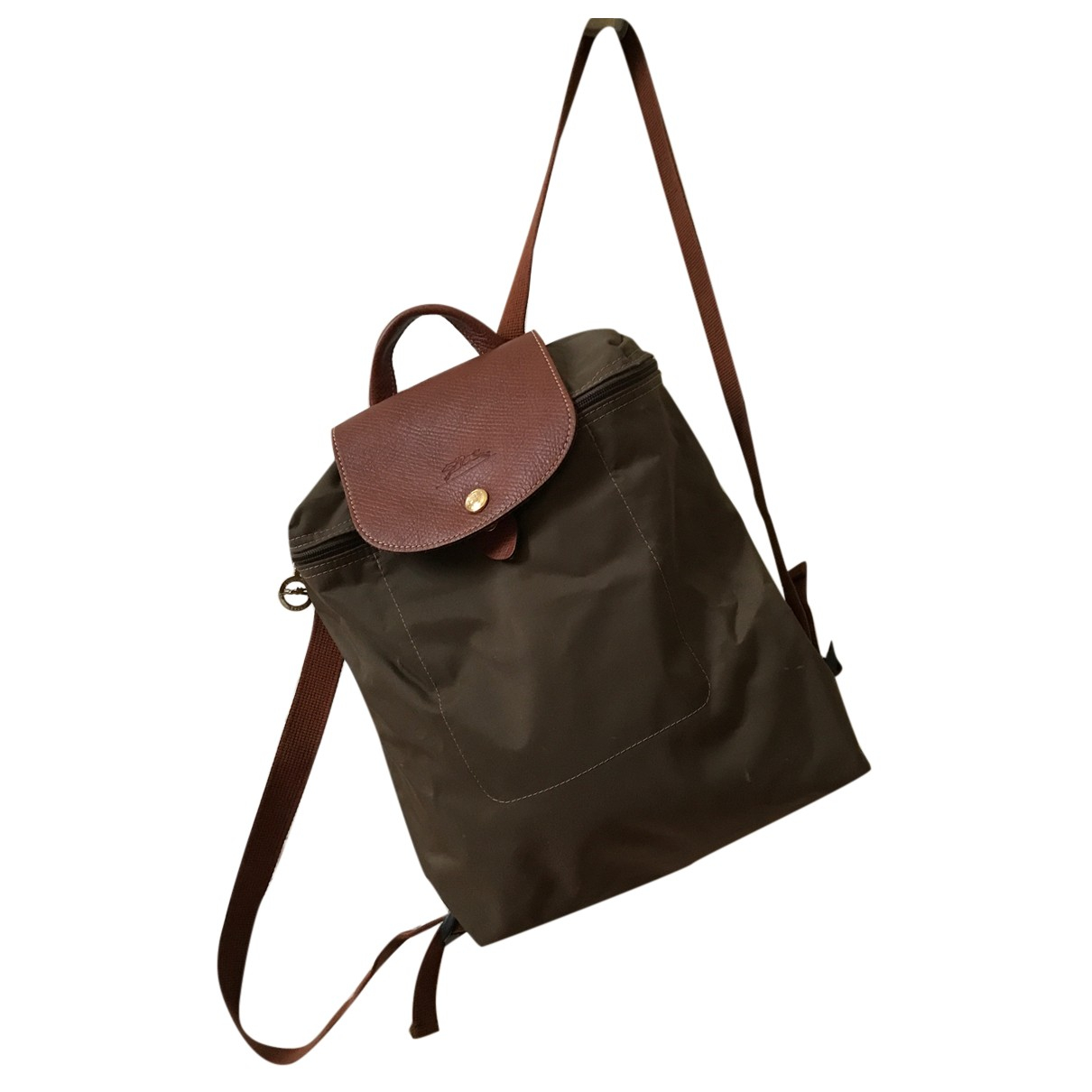 green longchamp backpack